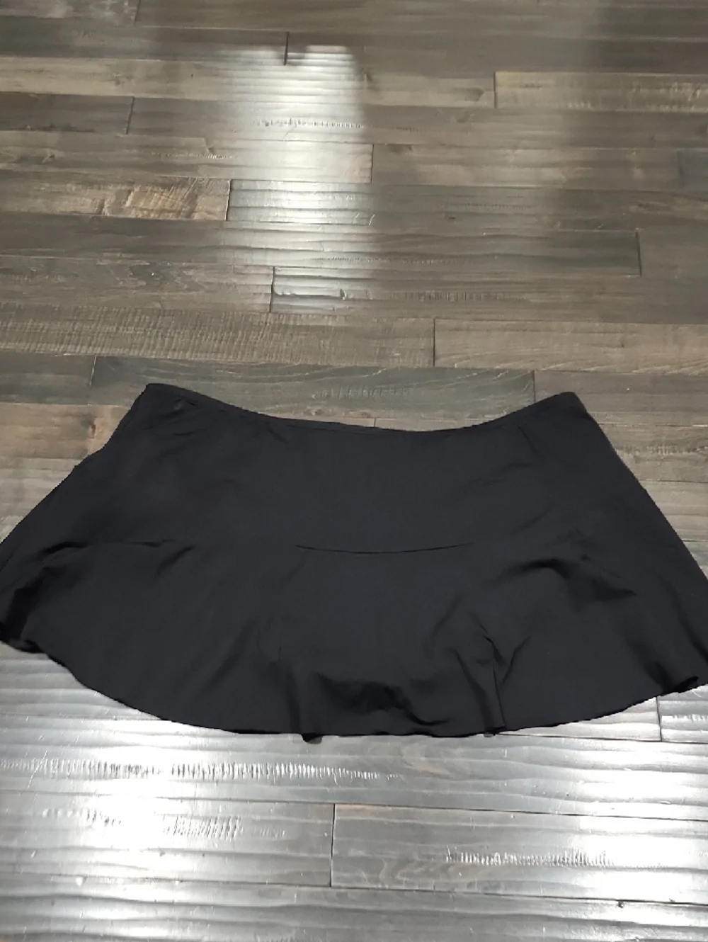 Lands' End Black Coverup Skirt